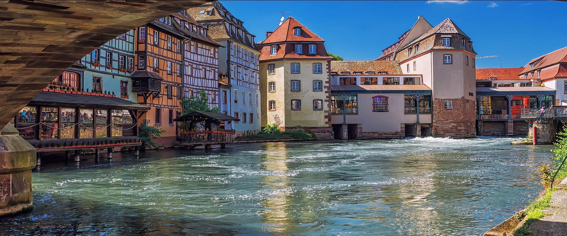 Osthouse Strasbourg. District "little France" France.Europe.