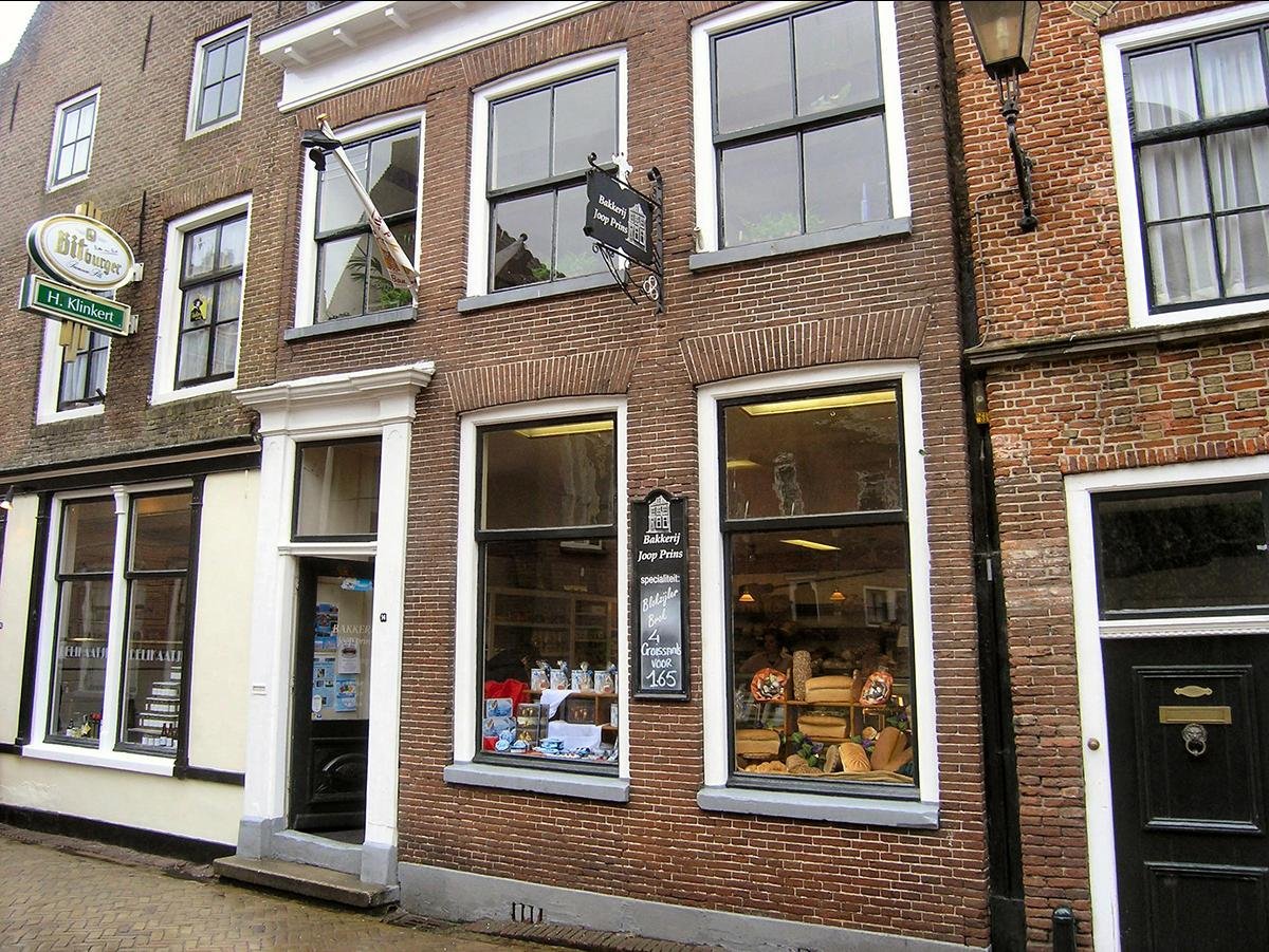 Street in Historcal town Blokzijl